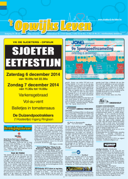 3-12-2014 - Drukkerij De Ridder