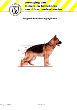 FGK reglement 2015 - VDH Afdeling Friesland