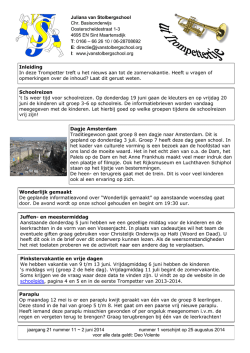 Juliana van Stolbergschool Chr. Basisonderwijs