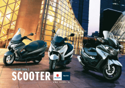 Brochure Suzuki Scooter