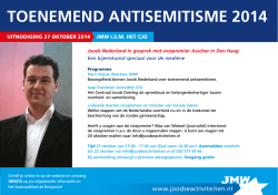 TOENEMEND ANTISEMITISME 2014