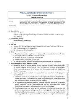 19 mei 2014 - Godsdienst