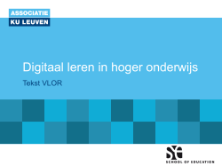 Digitaal leren in hoger onderwijs nov2014