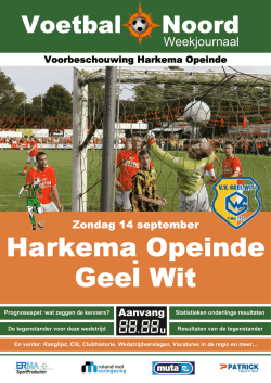 Harkema Opeinde Geel Wit