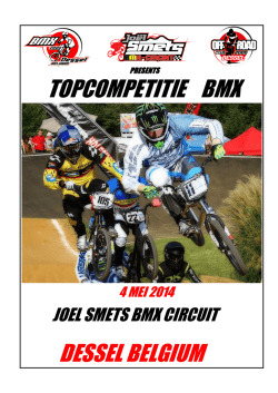 DESSEL BELGIUM TOPCOMPETITIE BMX