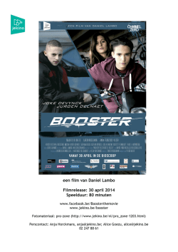 een film van Daniel Lambo Filmrelease: 30 april