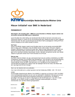 Nieuw initiatief voor BMX in Nederland