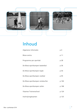 Download de brochure Sportkampen 2014 in pdf