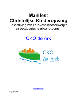 CKO de Ark Manifest Identiteit