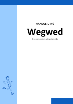 HANDLEIDING - Wegwed downloaden