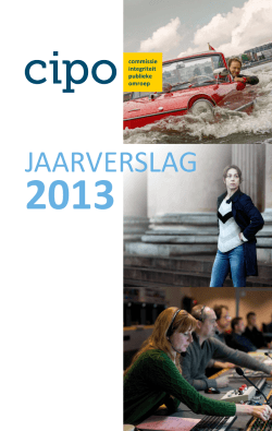 JAARVERSLAG - CIPO - Commissie Integriteit Publieke Omroep