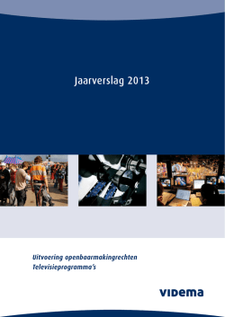 Jaarverslag 2013