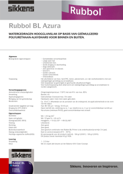Download hier de technische fiche