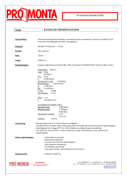 Promofoam Banden D290