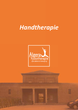 Handtherapie - Algera Fysiotherapie