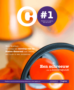 Bekijk de PDF van Magazine C 1