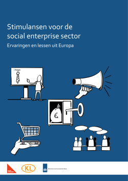 Stimulansen voor de Social Enterprise sector