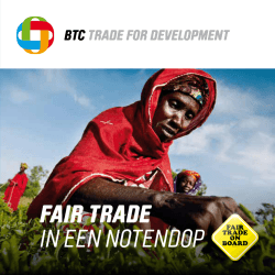 Folder Fair Trade in een Notendop