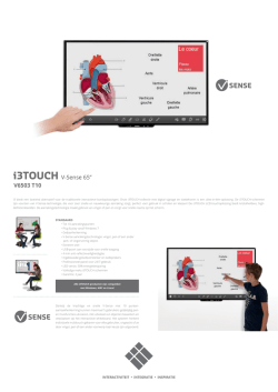 i3TOUCH V-sense 10T 65 inch - Touchscreen