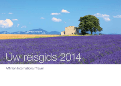Jaarmagazine 2013 - Beneficio Travel