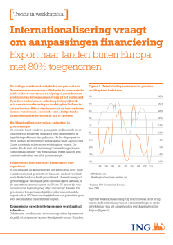 Internationalisering vraagt om aanpassingen financiering