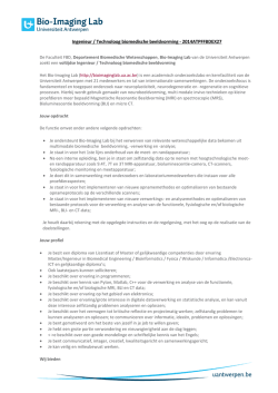Ingenieur / Technoloog biomedische beeldvorming