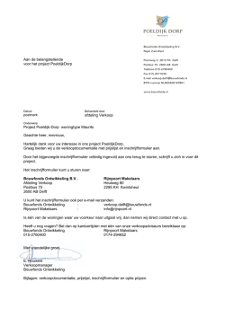 Inschrijfformulier en prijslijst Maurits