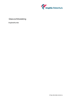 Glasvochtloslating