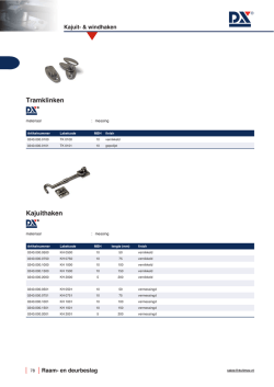 Dulimex Deurhaken Catalogus