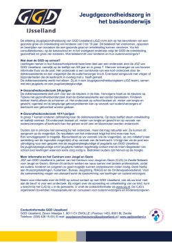 Jeugdgezondheidszorg in het basisonderwijs