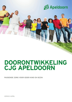 DOORONTWIKKELING CJG APELDOORN