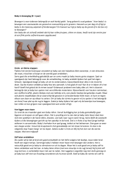 Baby in beweging (0- 1 jaar) - Gemeente Leidschendam
