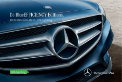 Download de BlueEFFICIENCY brochure (PDF) - Mercedes-Benz