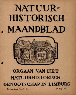 1947-07 08 - Natuurhistorisch Genootschap in Limburg