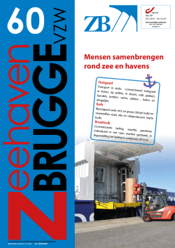 Nieuwsbrief 60 - Zeehaven Brugge vzw