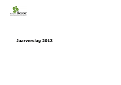 Jaarverslag 2013