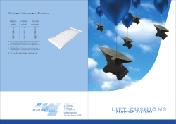 LIFT CUSHIONS - Aerofilm Systems BV
