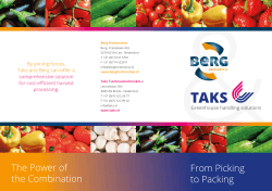 By joining forces, Taks and Berg can offer a