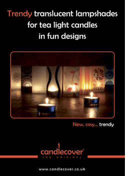 brochure - Candlecover