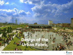 PDF presentation - Design of the Urban Fabric