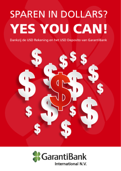 YES YOU CAN! - Garantibank