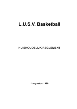 Huishoudelijk Reglement v1.2