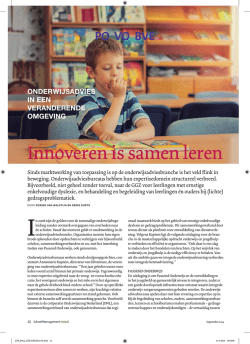 Innoveren is samen leren