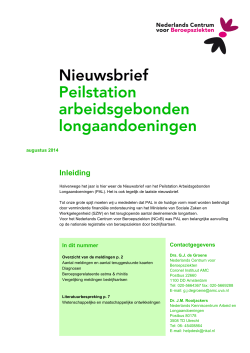 PDF versie - Nederlands Centrum voor Beroepsziekten