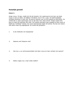 Huiselijk geweld casus