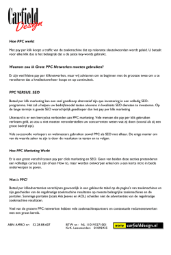 Hoe PPC werkt Waarom zou ik Grote PPC