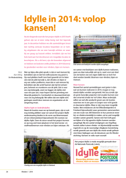 Idylle in 2014: volop kansen!