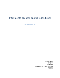 Intelligente agenten en misleidend spel