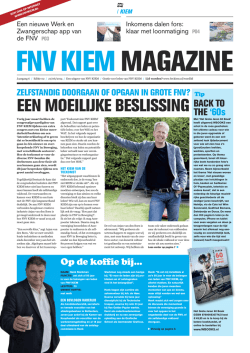 EEN MOEILIJKE BESLISSING