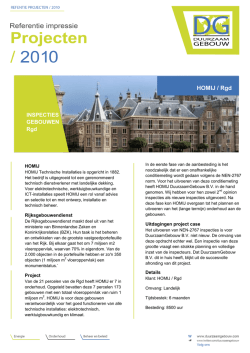 Homij Rgd referentieblad DG 2010